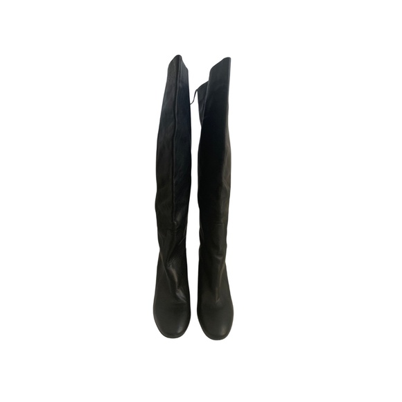 Zara Leather Boots Black - Picture 2 of 8